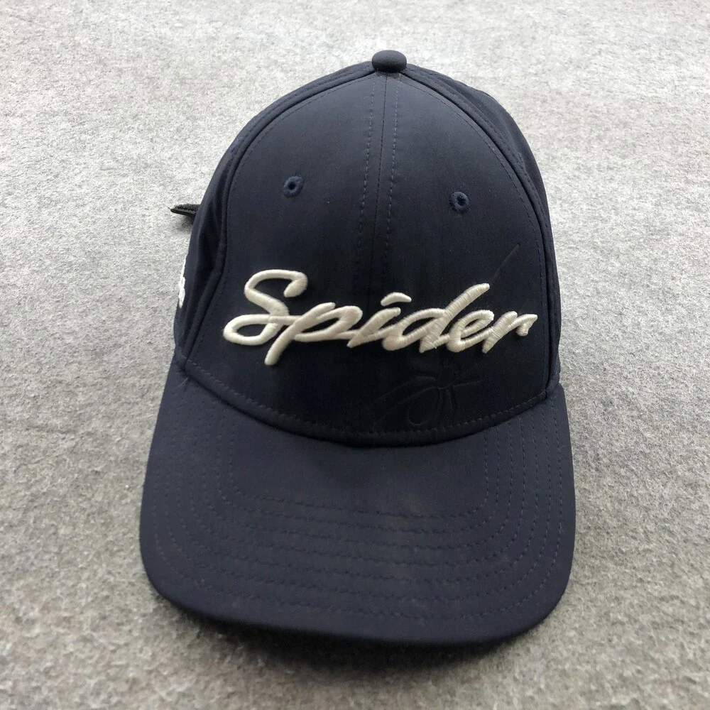 Spider Hat Cap Strap Back Mens Navy Blue Golf Pure Roll TaylorMade One Size - Picture 1 of 8